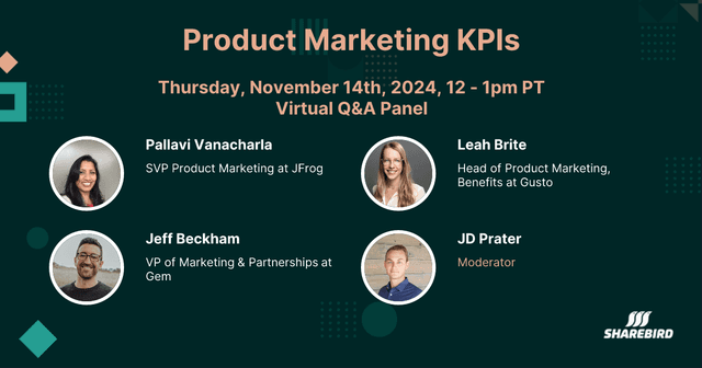 Product Marketing KPIs