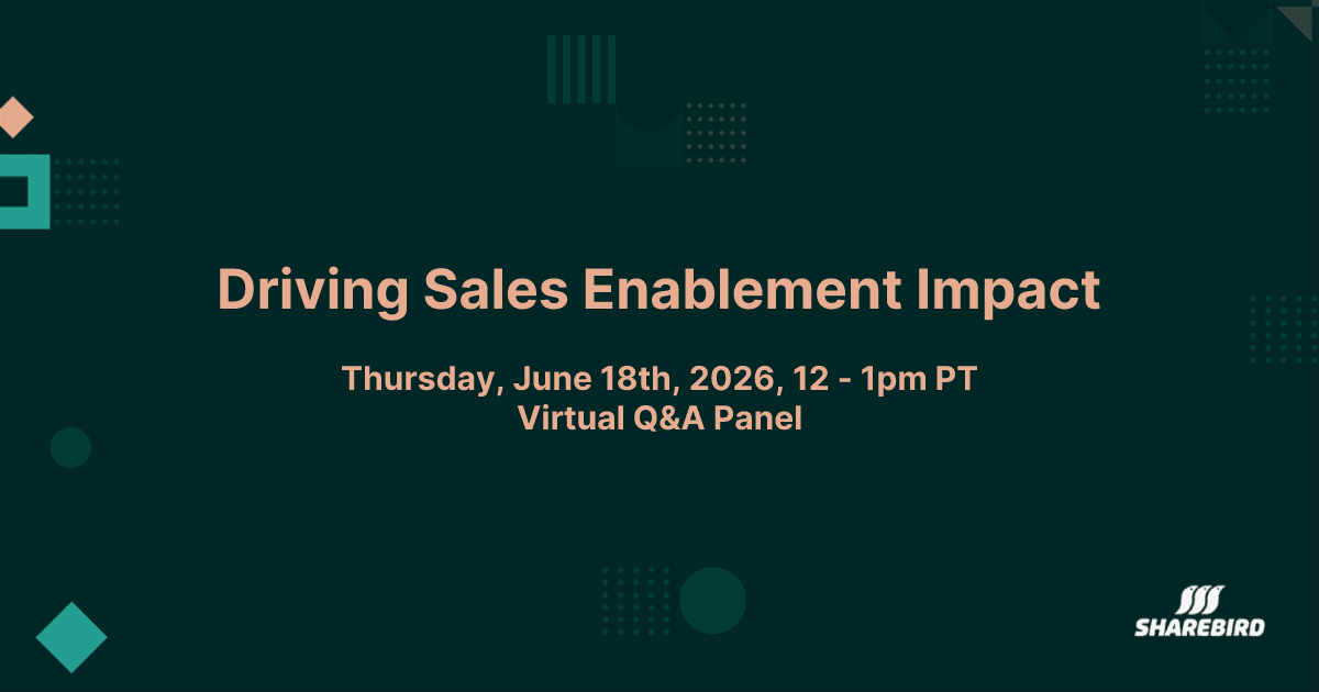 Driving Sales Enablement Impact