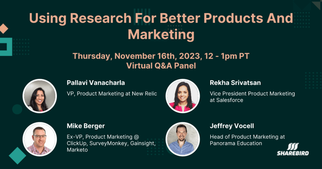 Using Research For Better Products And Marketing